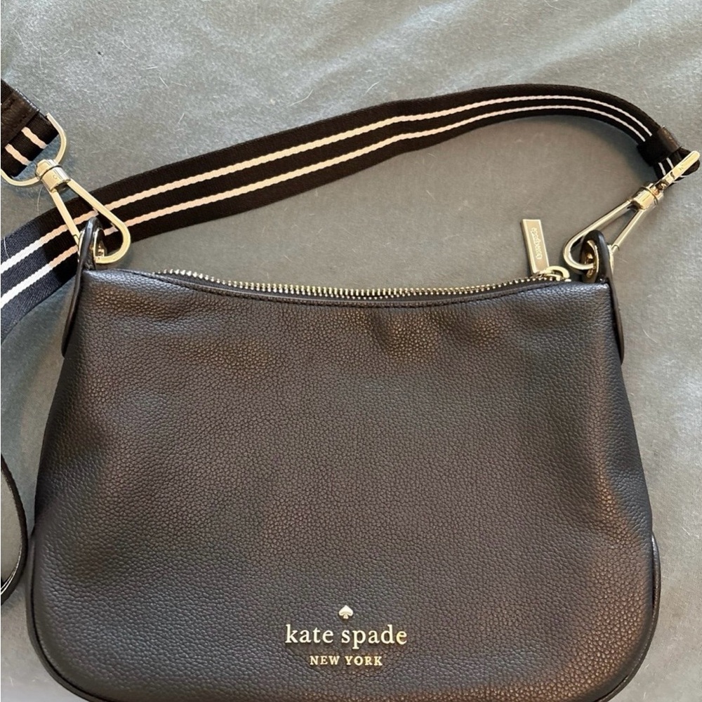 Kate Spade Black Leather Crossbody Bag